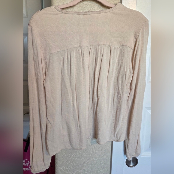 Knox Rose Cream Blouse with Floral Embroidery - Picture 4 of 4